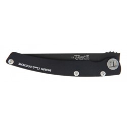 Thiers Design pocket knife black blade and black handle