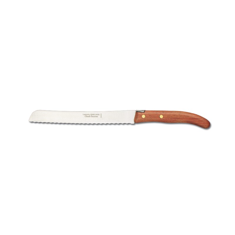 Grill small bread knife exotic wood handle Grill small bread knife exotic wood handle