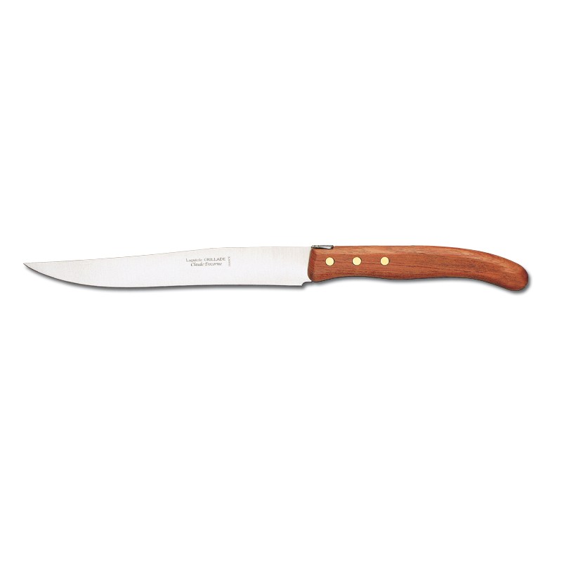Grill carving knife 7,8" big size exotic wood handle