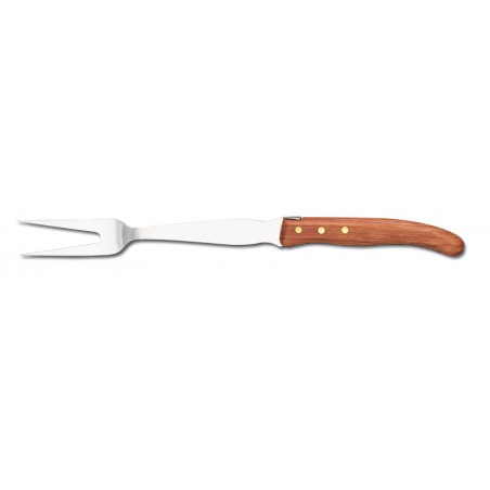 Fourchette à découper manche bois exotique Fourchette à découper manche bois exotique