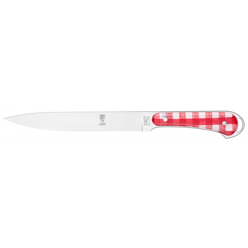 1902 meat knife red/white handle