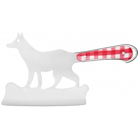 Wood box of cleaver "Wolf" 1902 range red/white handle Wood box of cleaver "Wolf" 1902 range red/white handle
