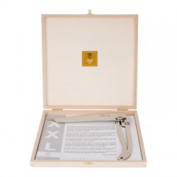 Coffret hêtre couteau à découper XXL Laguiole