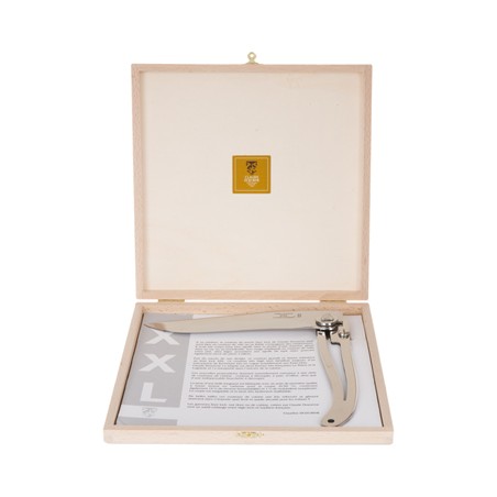 Wood box of XXL Laguiole carving knife stainless steel handle