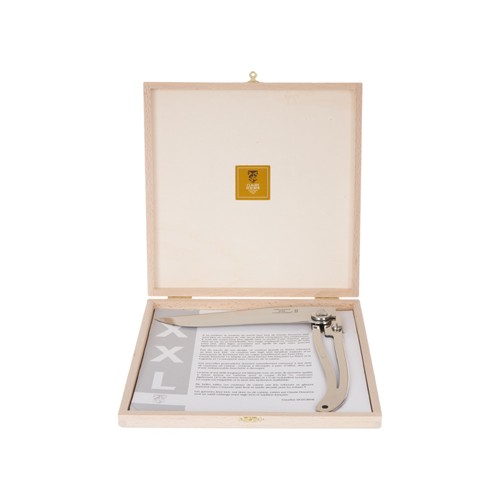 Coffret hêtre couteau à découper XXL Laguiole