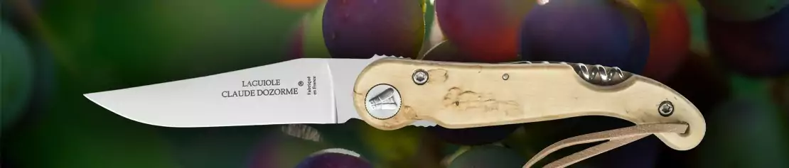 Couteau pliant Laguiole avec tire-bouchon - Coutellerie Dozorme