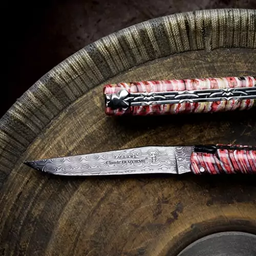 Exceptional knives made from luxurious materials