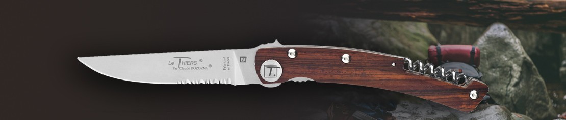 Couteaux de poche pliants avec Tire-Bouchon - Coutellerie Dozorme